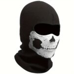 Skull Balaclava Halloween Cosplay Mask Windproof Cotton For Cycling Skiing Climbing