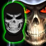 Skull Balaclava Halloween Cosplay Mask Windproof Cotton For Cycling Skiing Climbing - 2