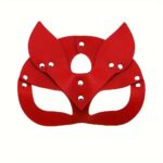 Pu Leather Fox Masquerade Mask For Halloween Nightclub Cosplay Party - 7