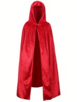 Unisex Wizard Costume Hooded Cloak Tie Ideal For Halloweencosplay - 2