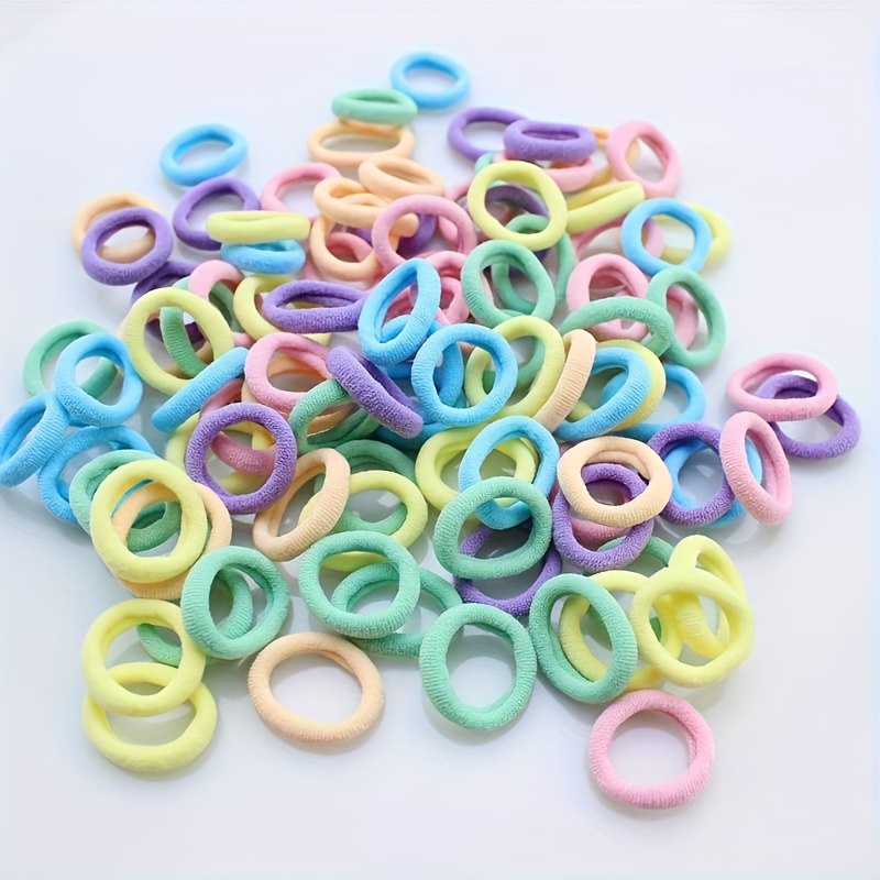 Versatile Hair Ties For Girls Durable And Assorted Colors 100200pcs - 8