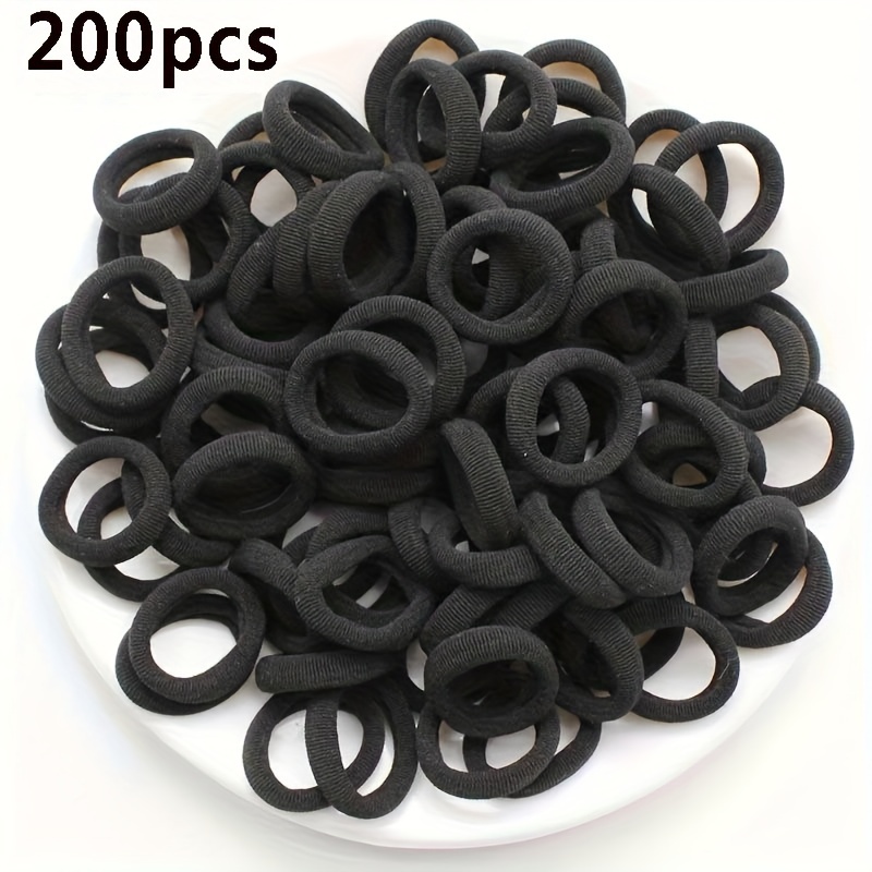 Versatile Hair Ties For Girls Durable And Assorted Colors 100200pcs - 9