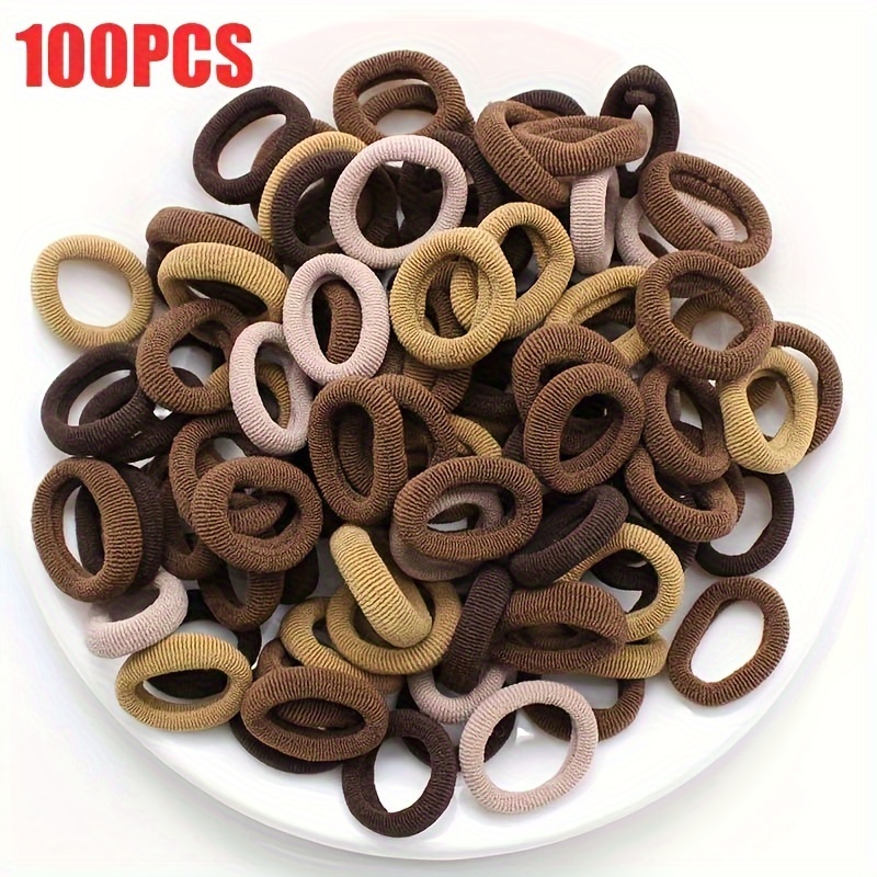 Versatile Hair Ties For Girls Durable And Assorted Colors 100200pcs - 12