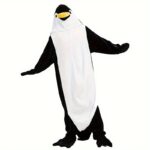 Unisex Penguin Onesie Pajamas Soft Flannel Couple Costume For Halloween - 2