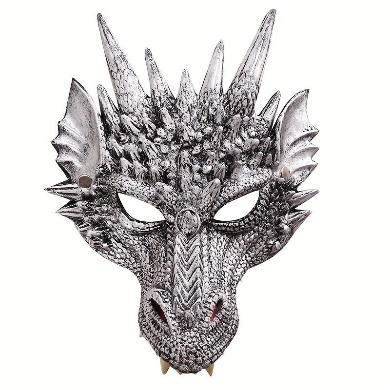 Halloween Dragon Mask For Kids Adults Costume Party Cosplay Accessory - 26