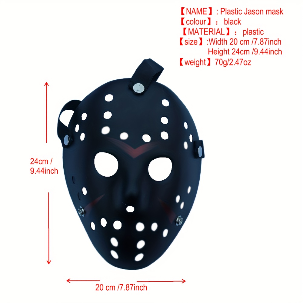 Collectors Edition Jason Halloween Mask Movie Theme Masquerade Prop - 24