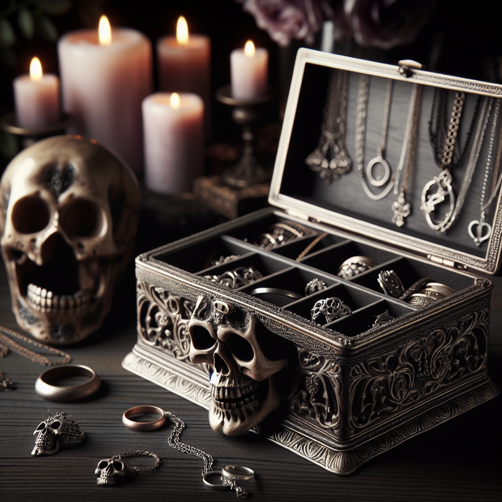 Why a Unique Skeleton Skull Jewelry Box is Perfect for Necklace Storage  