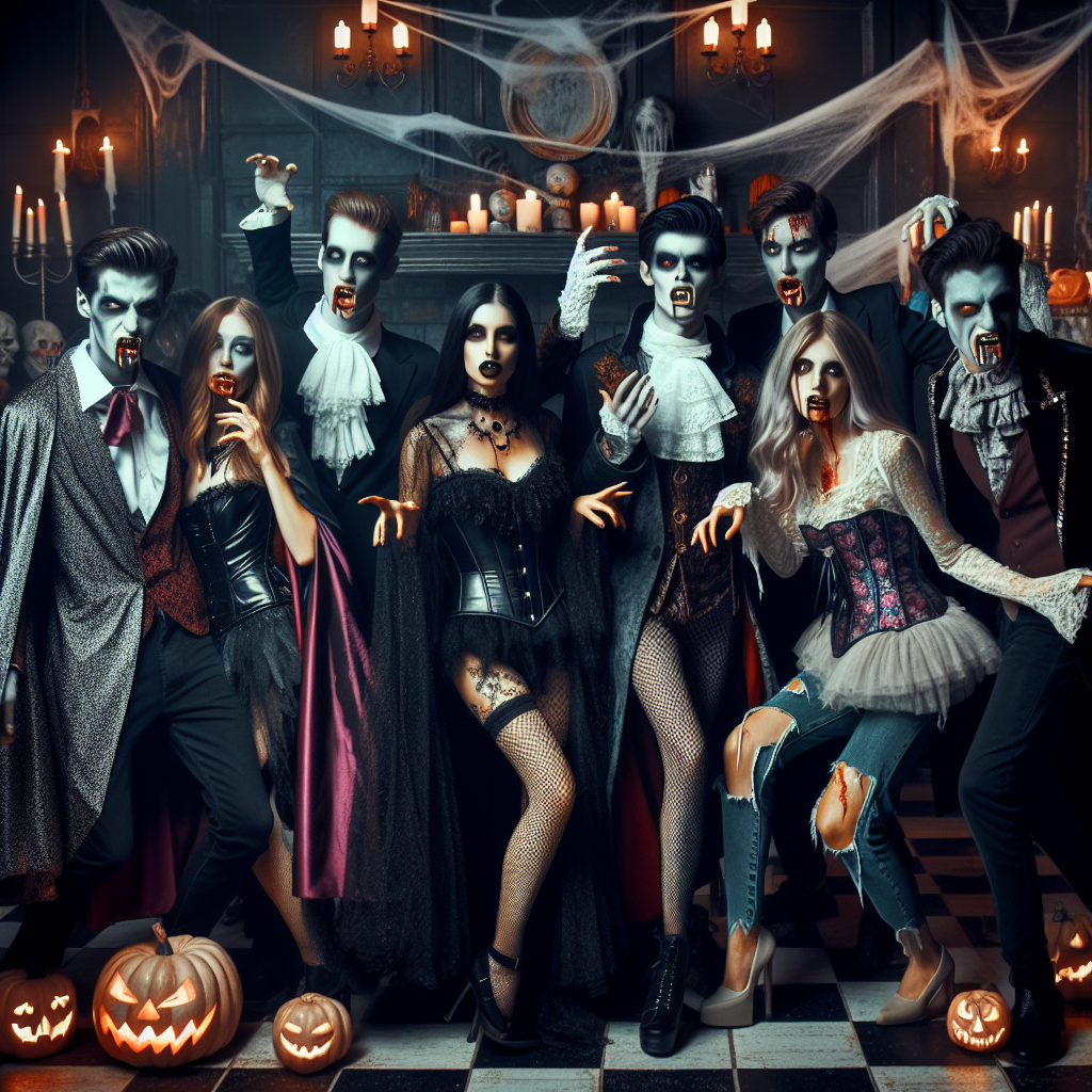 Exploring the Allure of Scary Vampire Zombie Costumes for Halloween Parties  