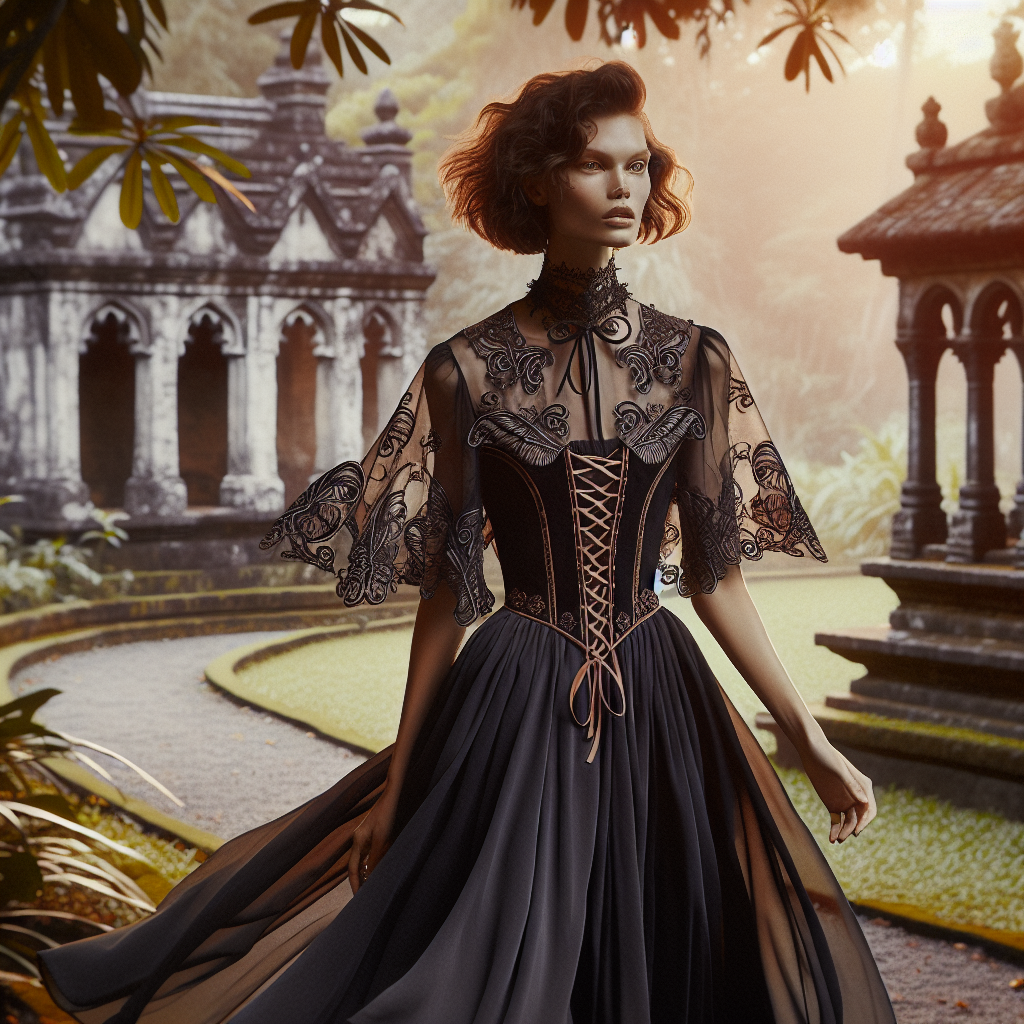 Flattering Fit Gothic Dress for Bold Fashion Statements: A Perfect Choice for Any Occasion  