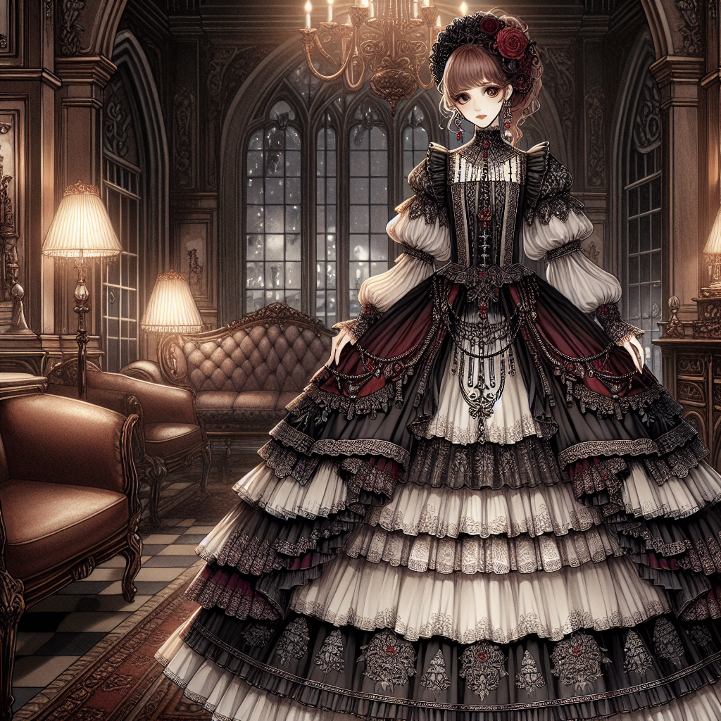 Exploring the Gothic Renaissance Dress Inspired By Yumeko Jabami  