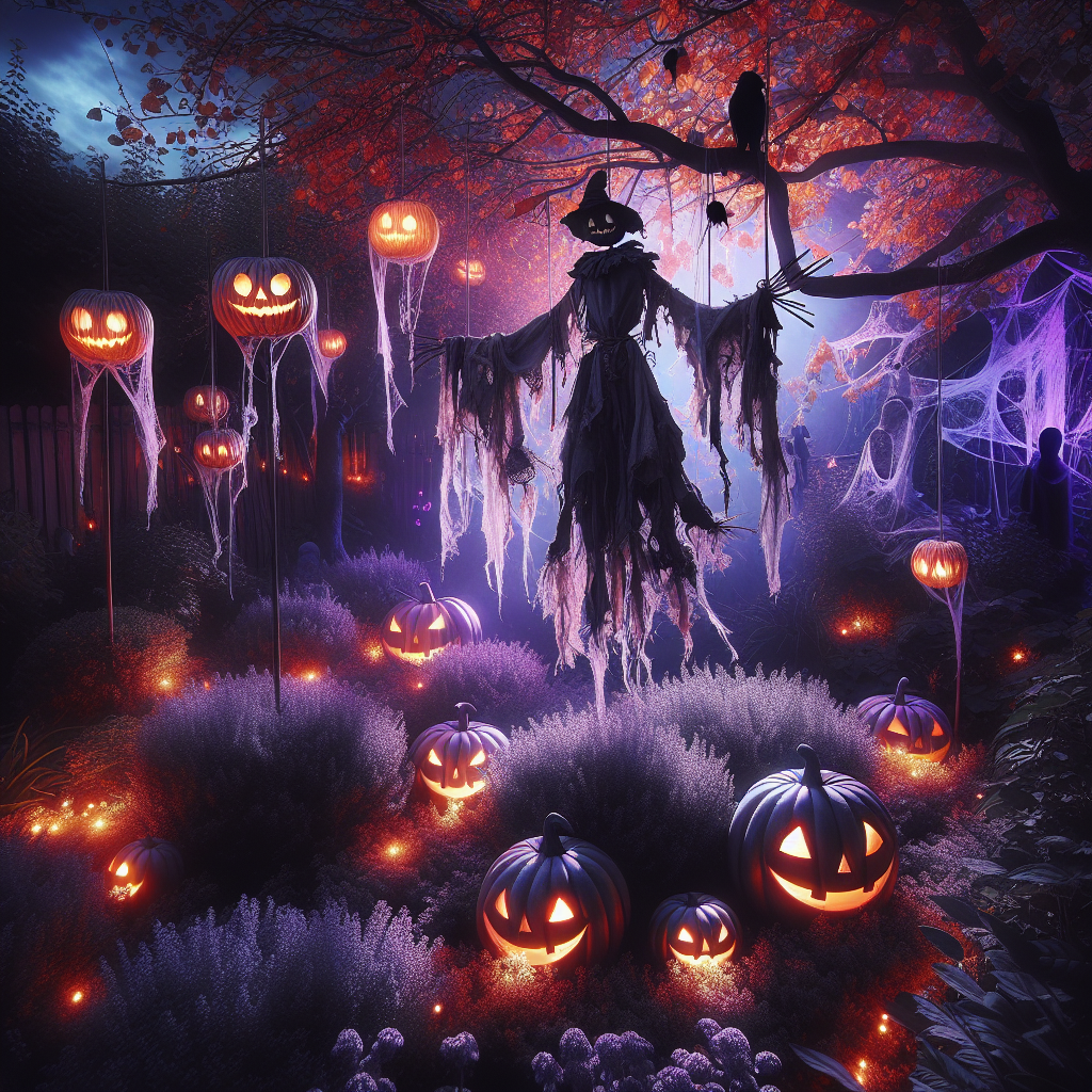 Creating a Spooky Garden Atmosphere with Ghost Decorations  
