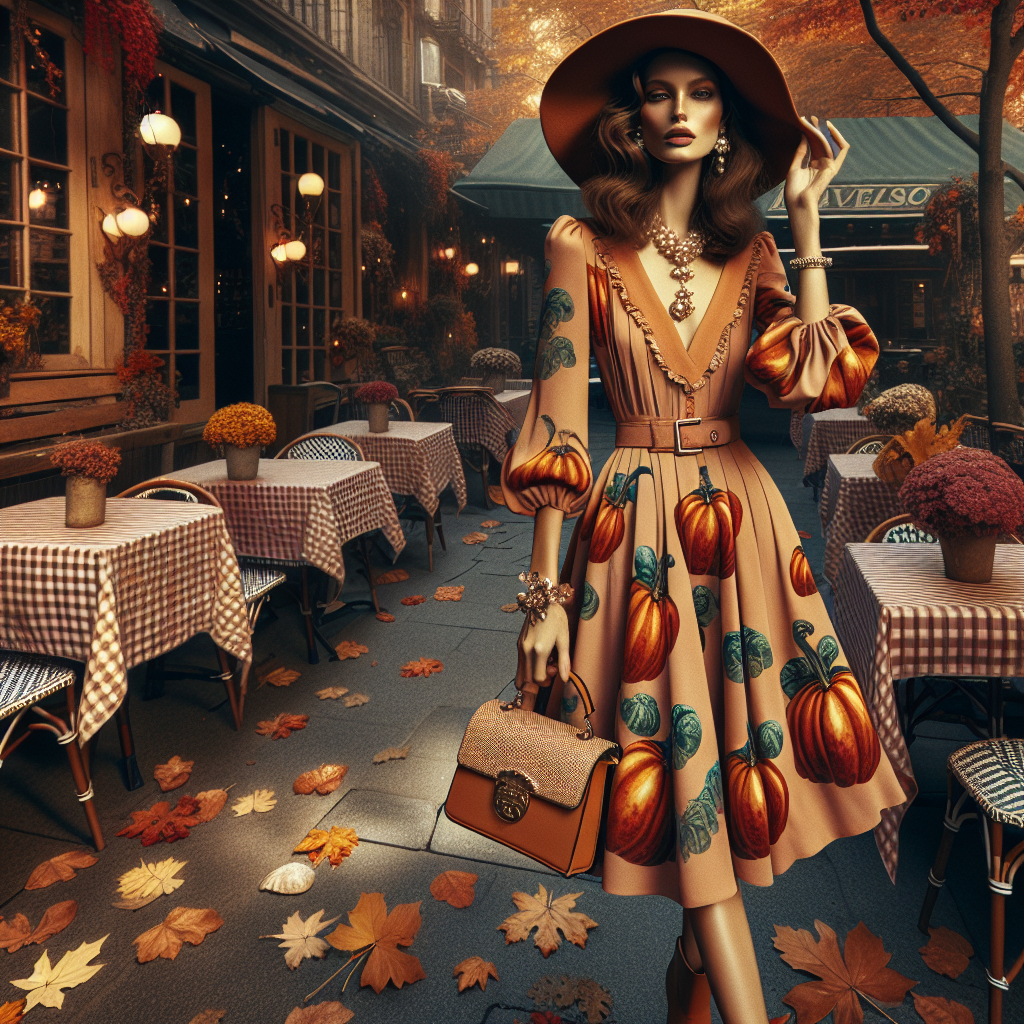 Styling Your Vintage Pumpkin Print Dress: Accessories and Outfits for Every Event