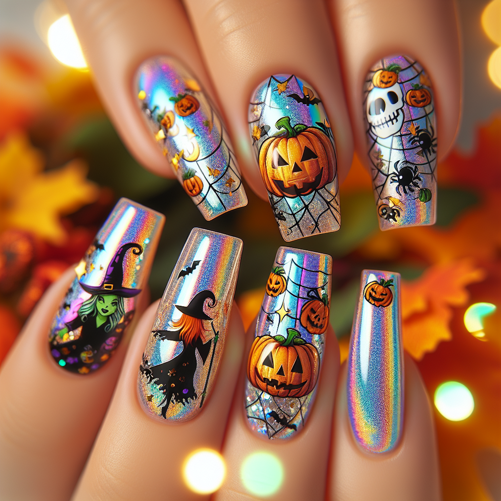 Unleashing Creativity with Unique Decorative Strips for Stylish Halloween Nail Art Ideas  