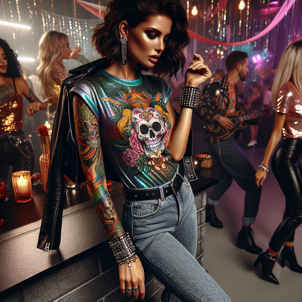 Comfort Meets Style: The Perfect Short Sleeve Biker Outfit for Themed Parties  