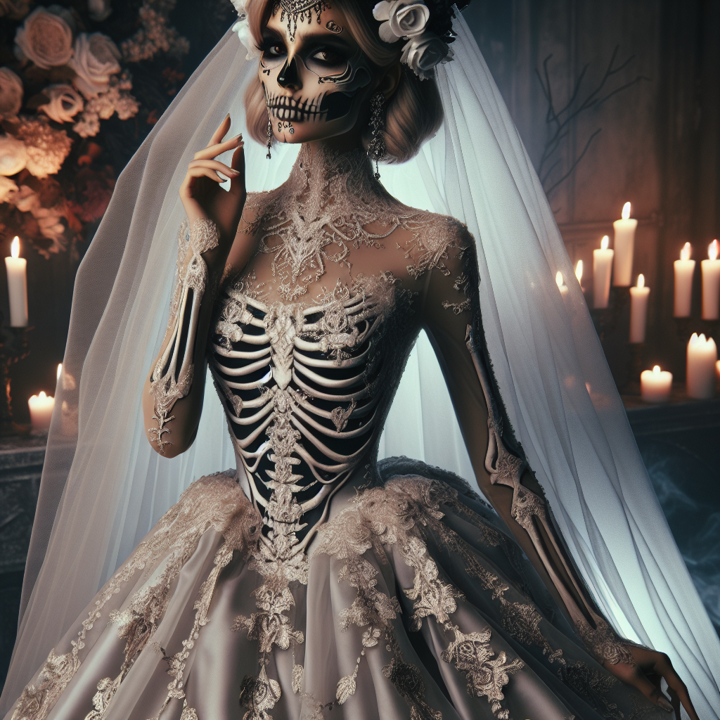Embrace the Elegance: The Allure of the Elegant Gothic Skeleton Bride Costume for Halloween Parties Embrace the Elegance: The Allure of the Elegant Gothic Skeleton Bride Costume for Halloween Parties