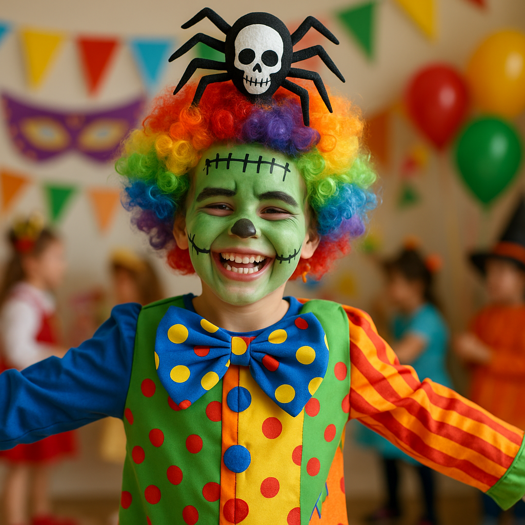 Unleashing Creativity with Unique Frankenstein Clown Costume for Kids During Purim Celebrations  