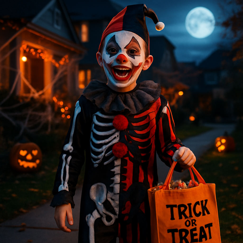 The Perfect Costume for Trick-or-Treating with a Spooky Theme  