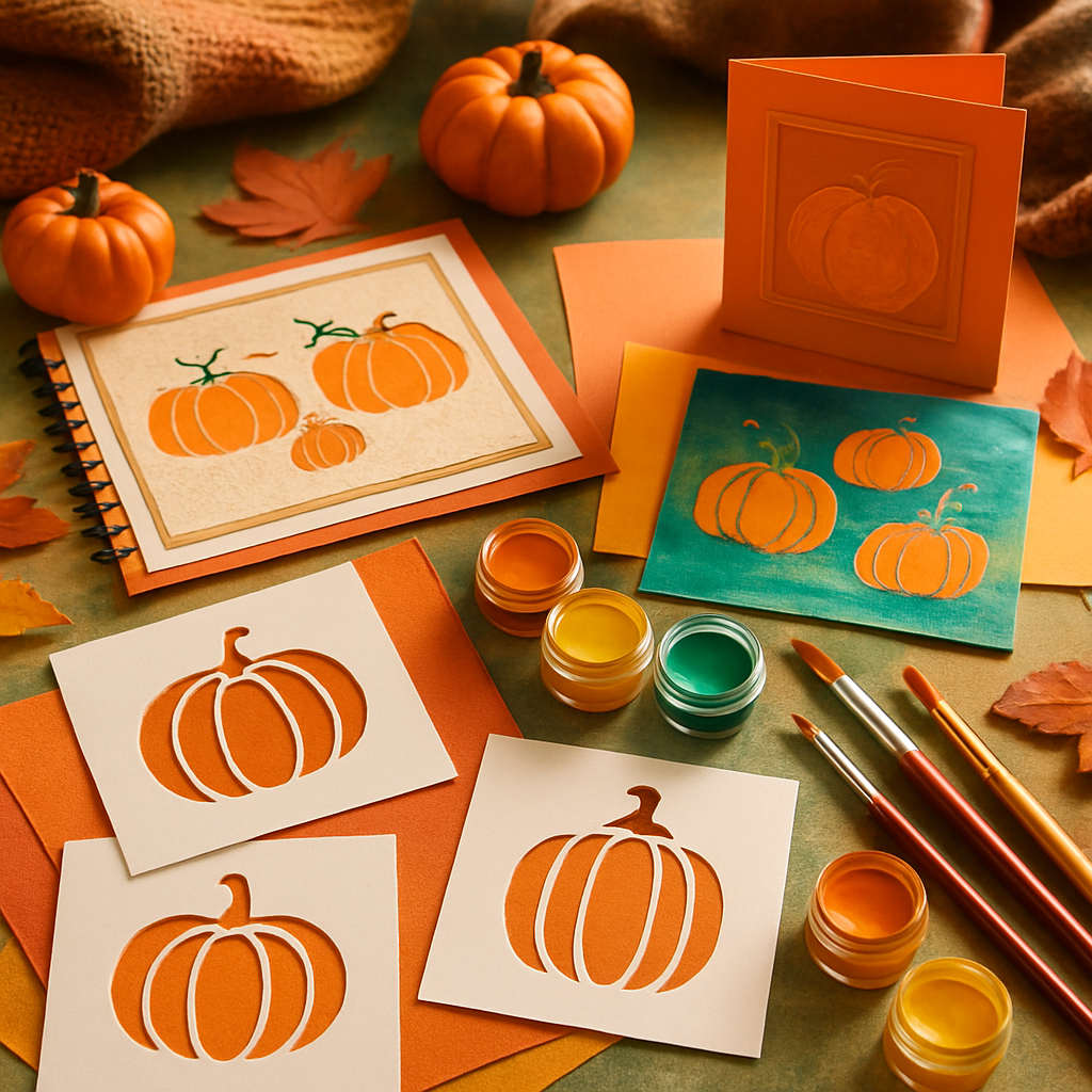 Transforming Ordinary Materials into Art with Pumpkin Stencils