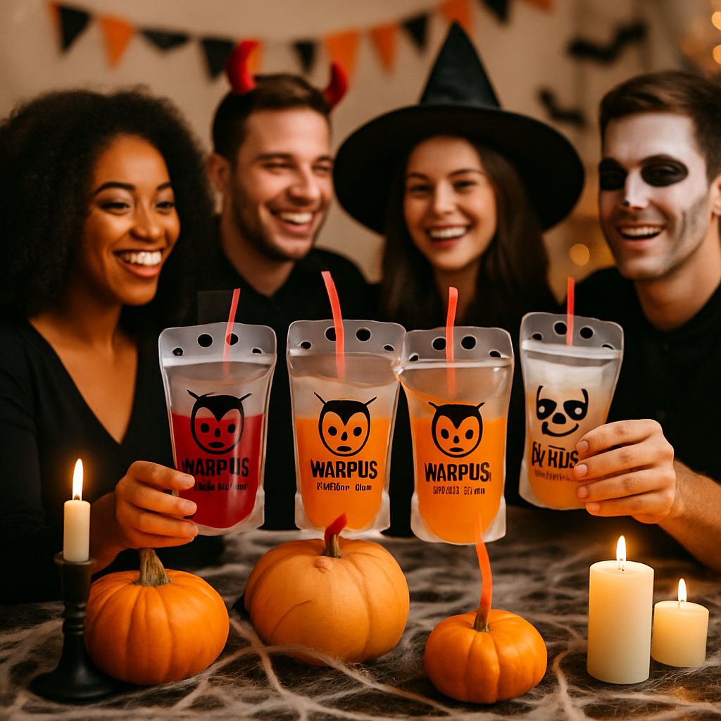 Unique Vampire-Themed Drink Pouch for Parties and Events: A Must-Have Accessory Unique Vampire-Themed Drink Pouch for Parties and Events: A Must-Have Accessory