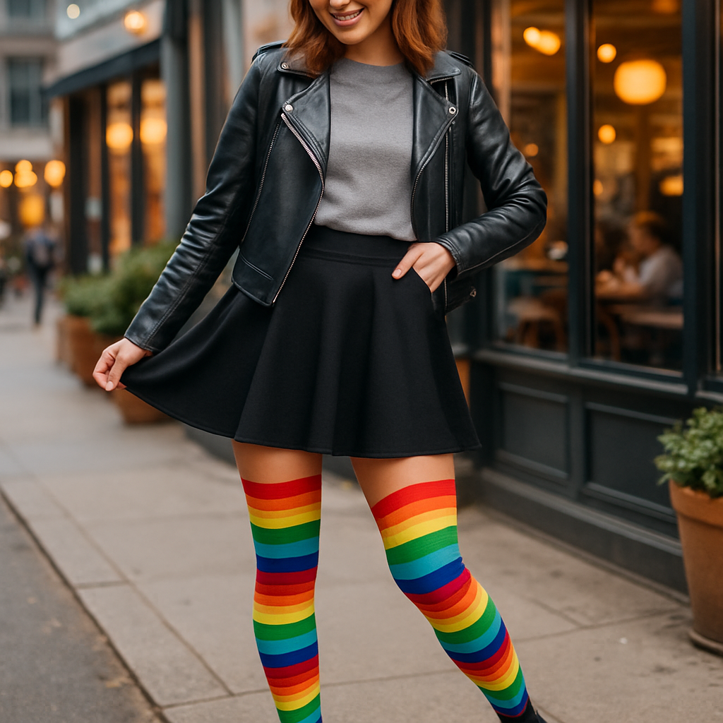 Trendy Thigh-high Stockings: Perfect for Costume and Everyday Fashion Trendy Thigh-high Stockings: Perfect for Costume and Everyday Fashion